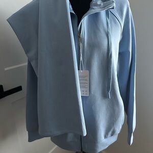 Super Prity Blue Hoodie and pants Set